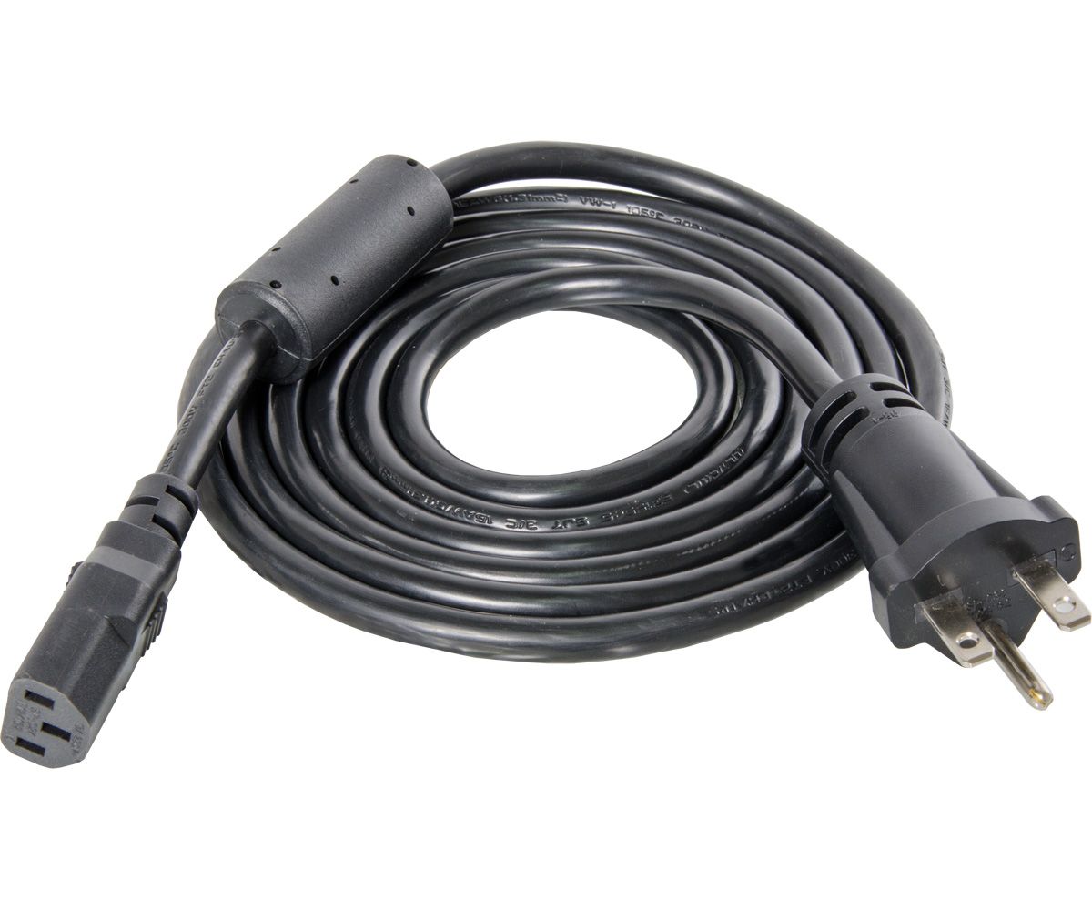 Hydrofarm Power Cord with Ferrite Ring 16 AWG For Phantom DE &amp; Xtrasun Ballasts 8 foot 240 volt PH/DE 1/ each