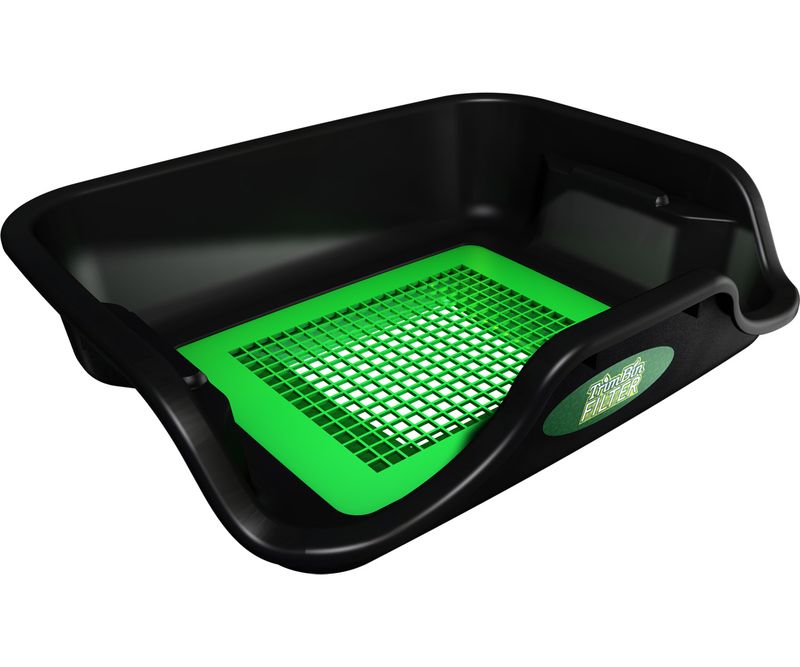 Harvest More Trim Bin Trim Tray with Green Mesh Screen &amp; Collection Bag 20x16x8 inch