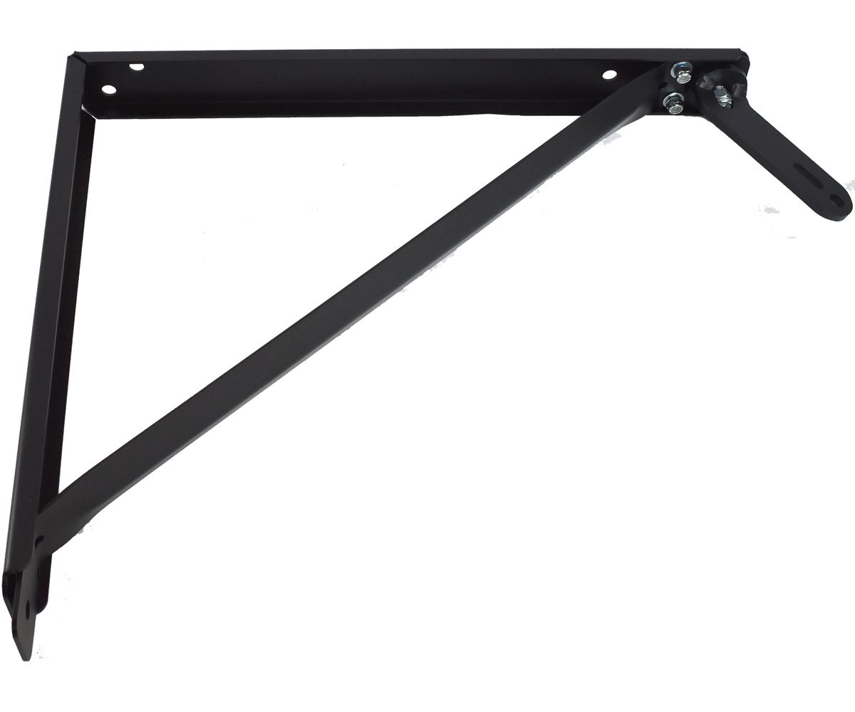 Schaefer Mounting Bracket Adjustable Wall Mount Black fits Circulation Fans up to 24 inch