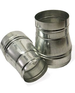 Hydrofarm Galvanised Duct Reducer
