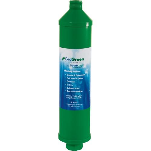 Hydro-Logic GroGreen Garden Hose Inline Water Filter