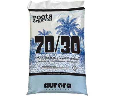 Aurora Innovations Roots Organics Coco Perlite 70:30 1.5 cubic foot 42.5 liter 1/ each