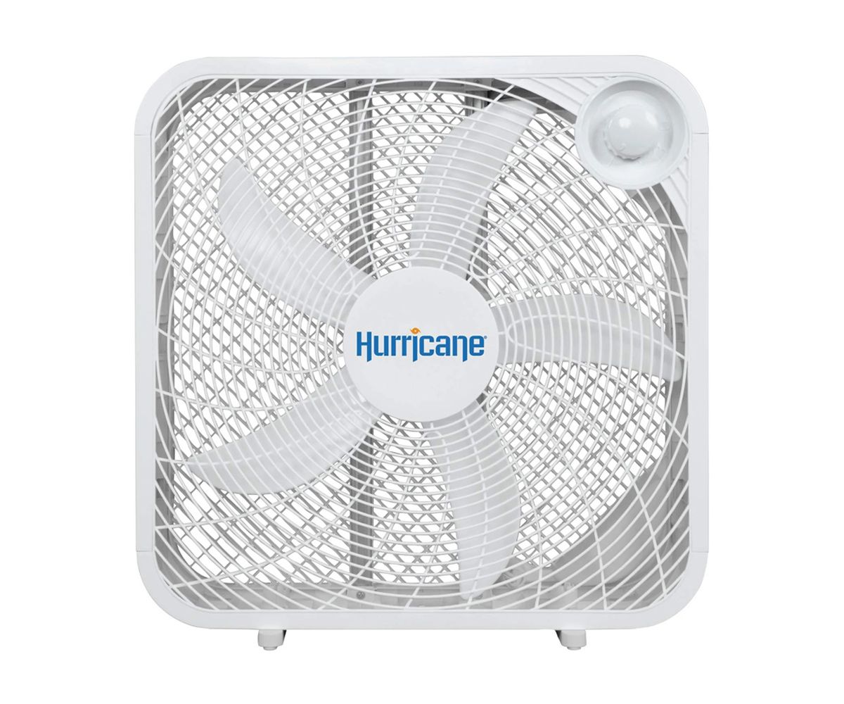 Hurricane Classic Floor Box Fan White 20 inch