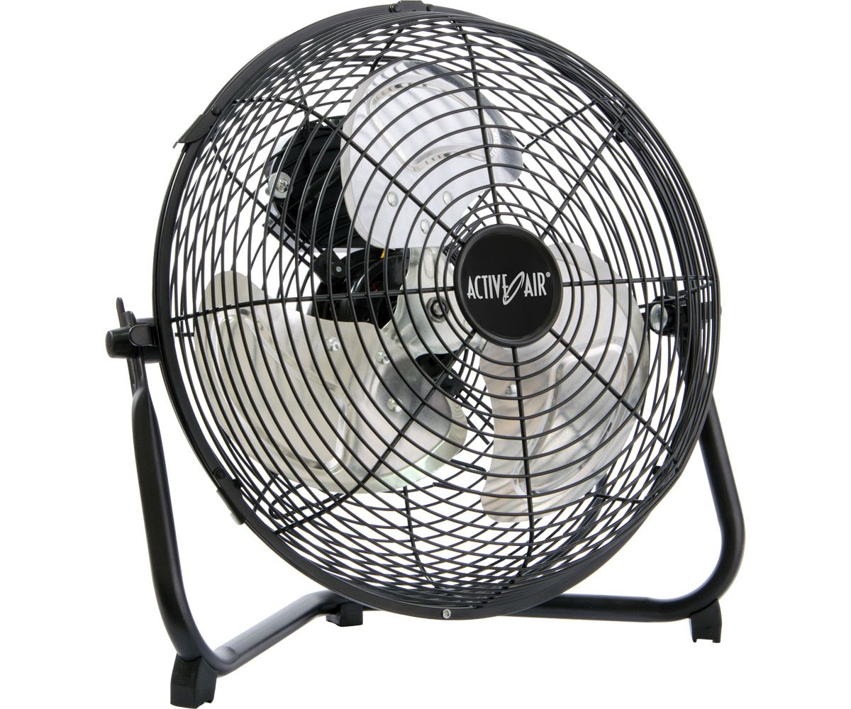 Active Air Heavy Duty Metal Floor Fan 12 inch