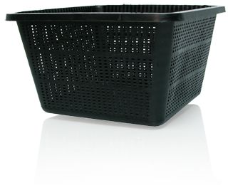 Hydrofarm Square Basket Mesh Pot Net Cup Black 9 inch 1/ each Hydrofarm Square Basket Mesh Pot Net Cup Black 9 inch 1/ each