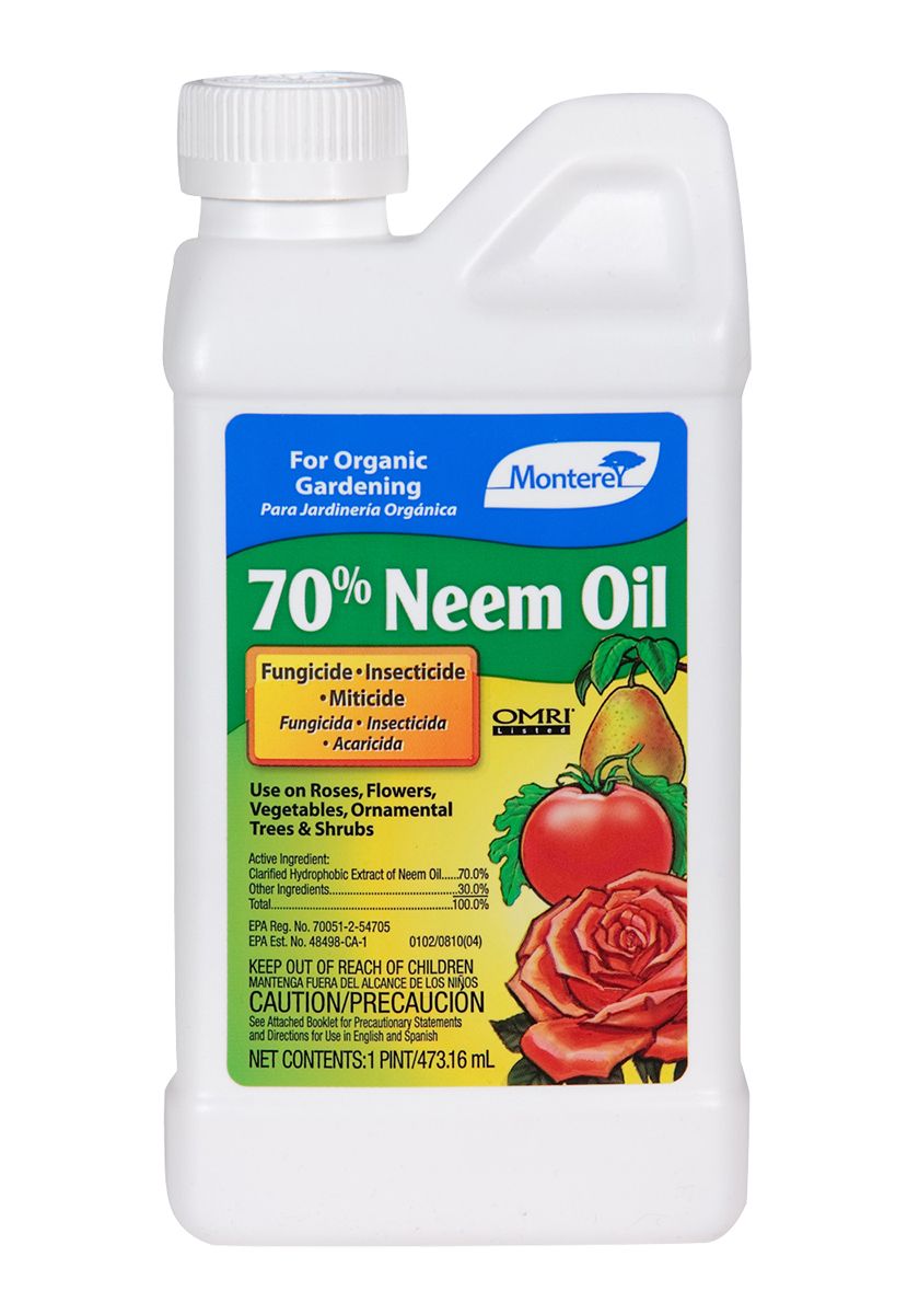 Monterey Neem Oil 70% Concentrate 1 pint 500 milliliter 6/ case