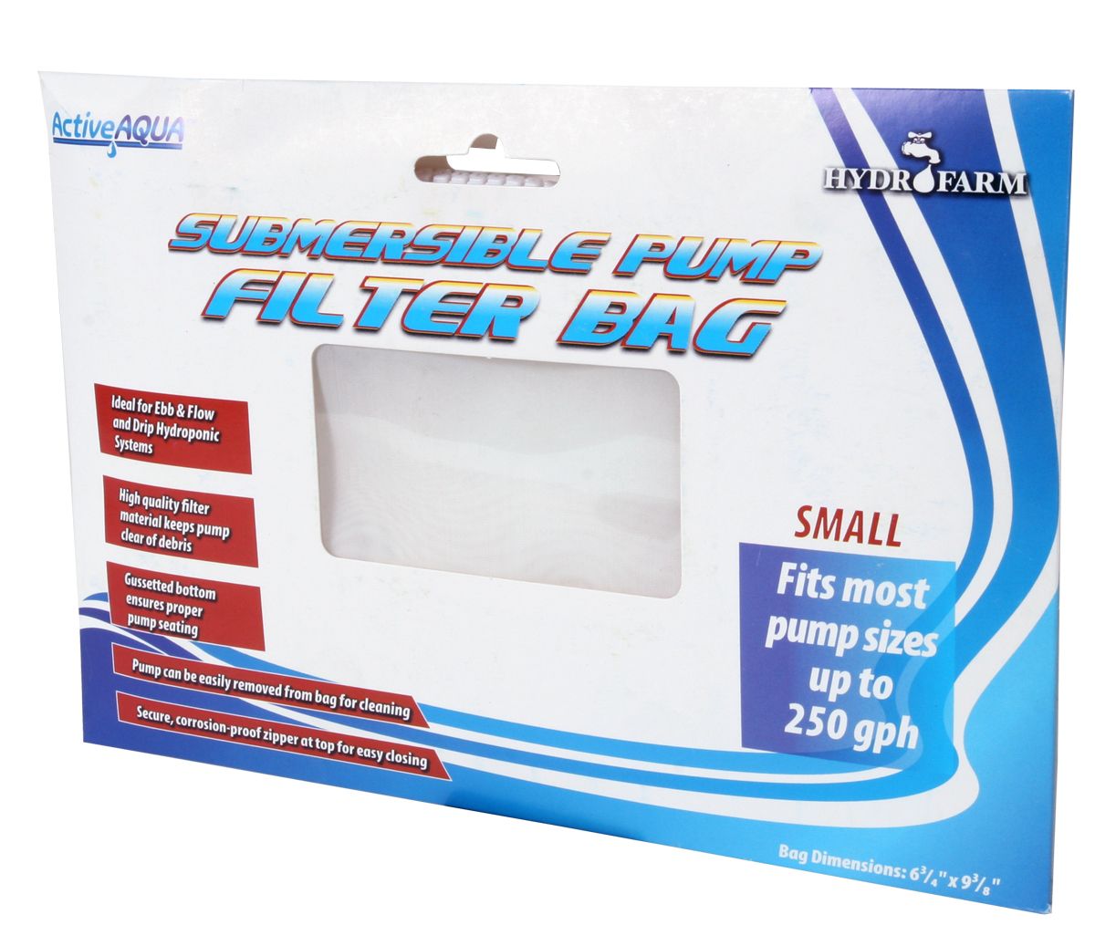 Active Aqua Submersible Pump Filter Bag 6.75x9.375 inch