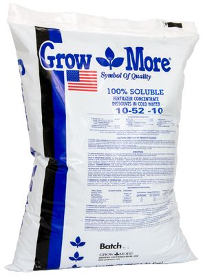 Grow More Standard Water Soluble 10-52-10 25lb 25 pound 1/ each Grow More Standard Water Soluble 10-52-10 25lb 25 pound 1/ each