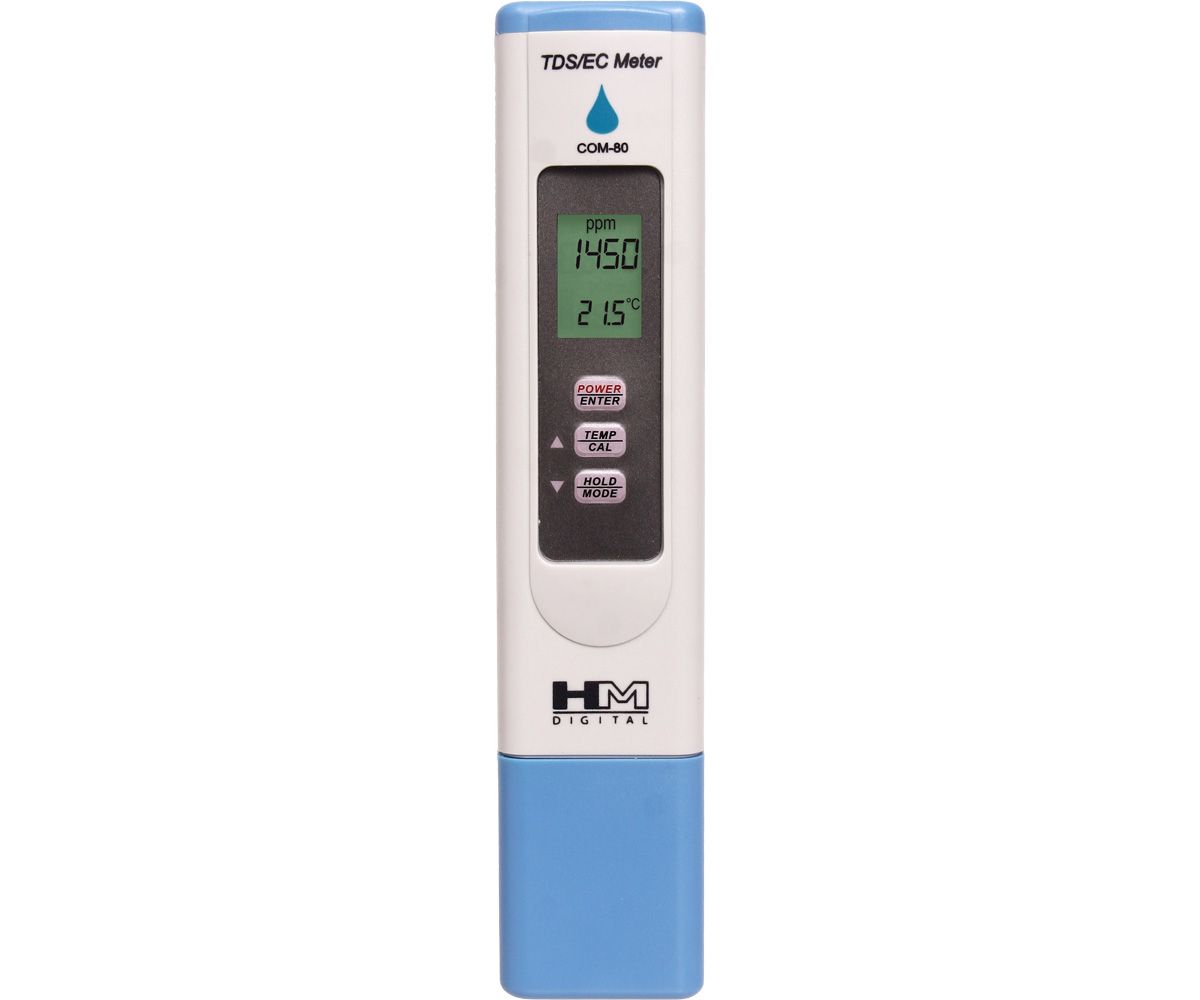HM Digital Meters Hydro Tester Waterproof EC/ TDS/ Temp COM-80