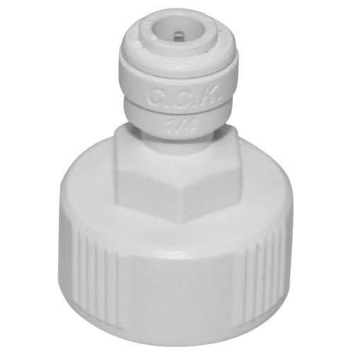 Hydro-Logic Adapter Straight to Garden Hose 1/4 inch QC 10/ pack