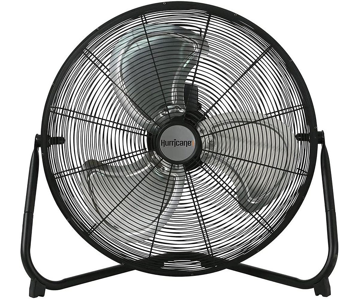 Hurricane Pro Metal High Velocity Floor Fan Stationary 3 speed 20 inch 4500 CFM