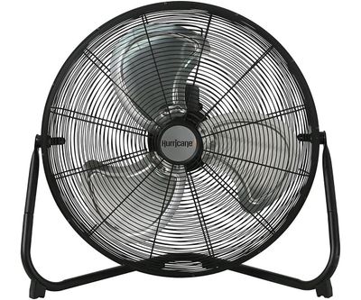 Hurricane Pro Metal High Velocity Floor Fan Stationary 3 speed 20 inch 4500 CFM
