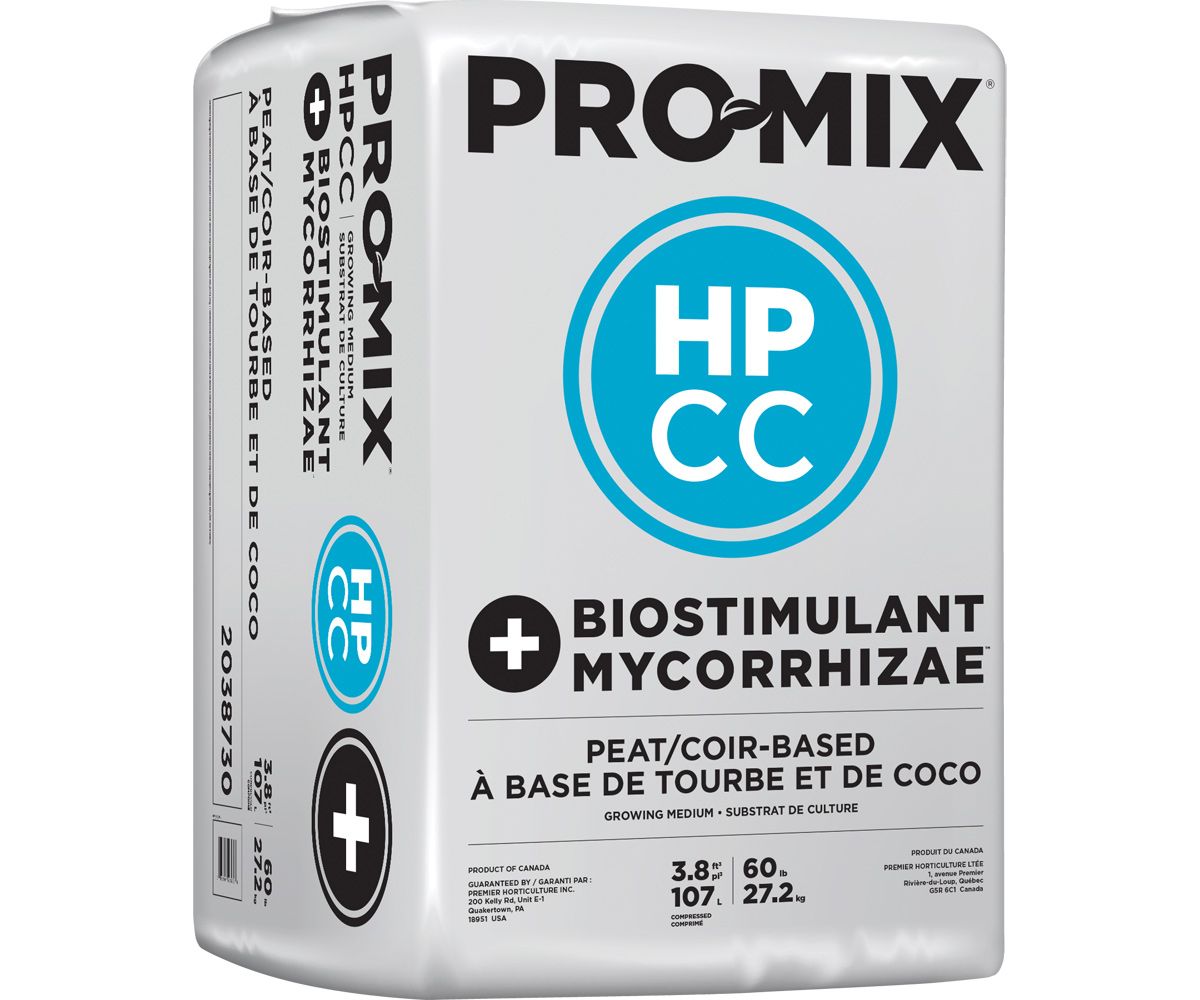 Premier Tech PRO-MIX HPCC Mycorrhizae + Biofungicide 7 cubic foot 200 liter 3.8 cubic foot 107 liter Compressed Bale 1/ each
