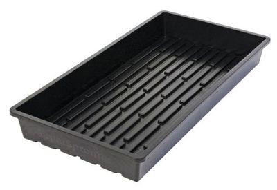 Super Sprouter 1020 Propagation Plug Tray Flat Black no Holes