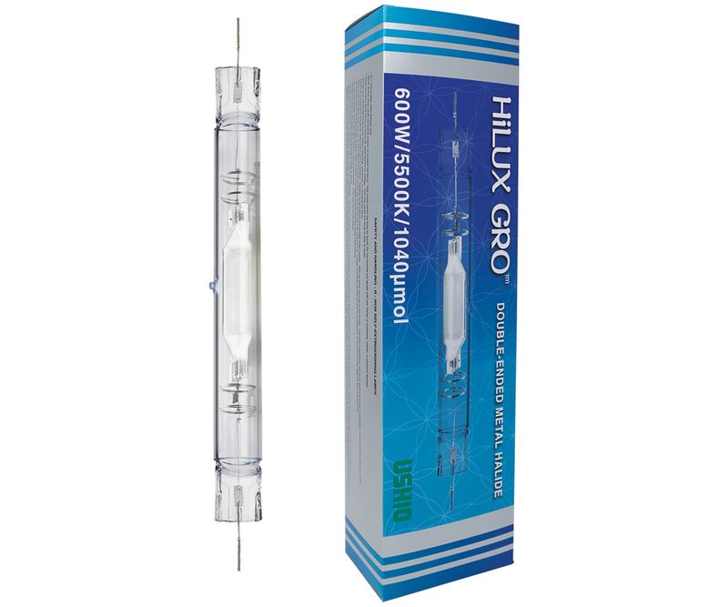 Ushio HiLUX GRO HID Lamp Light Bulb Double Ended DE Metal Halide MH 600 watt