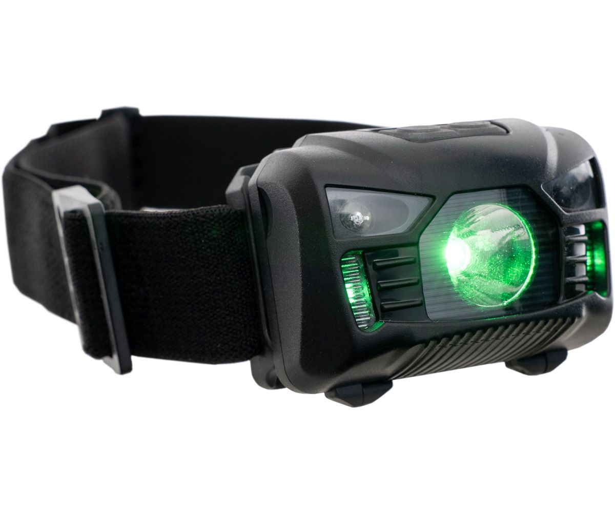 Active Eye Green LED Headlamp V3 Black