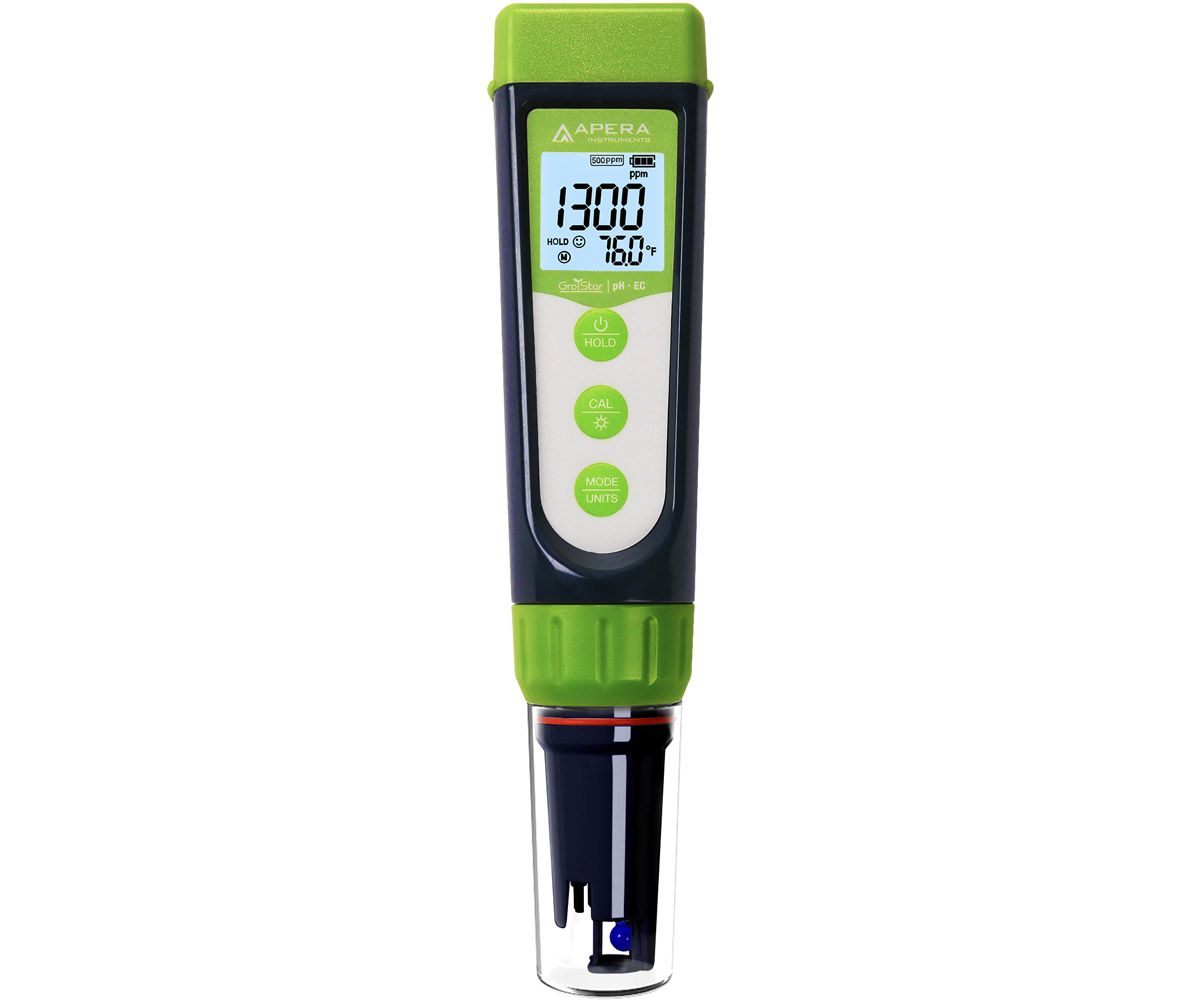 GroStar Apera Combo Pen GS4 pH/ EC/ 500ppm/ 700ppm/ Temp 5-in-1 Tester