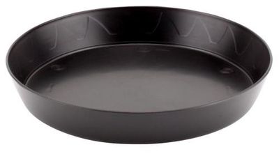 Gro Pro Round Saucer Injection Molded Black