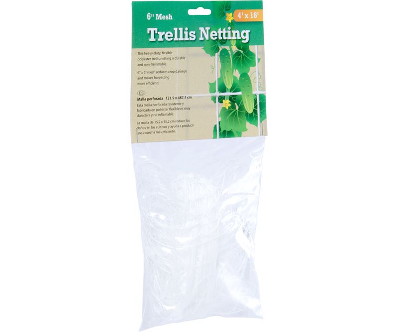 Hydrofarm Trellis Netting Mesh Non-Woven White