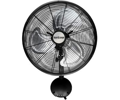Hurricane Pro Metal High Velocity Wall Mount Fan Oscillating 3 speed 16 inch 2400 CFM