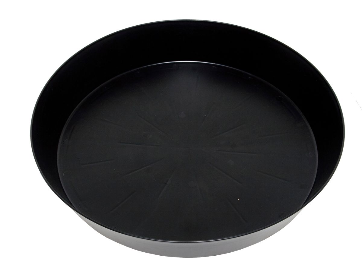 Hydrofarm Saucer Super-Sized Super Black 25 inch 5/ pack