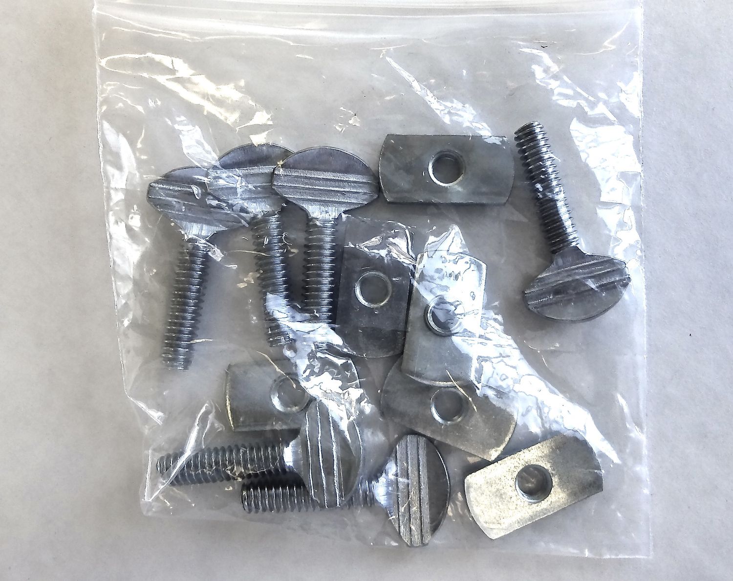 Light Rail Screw with Thumb Nutt Switch Stop Kit for 3.5/4.0 6/ pack
