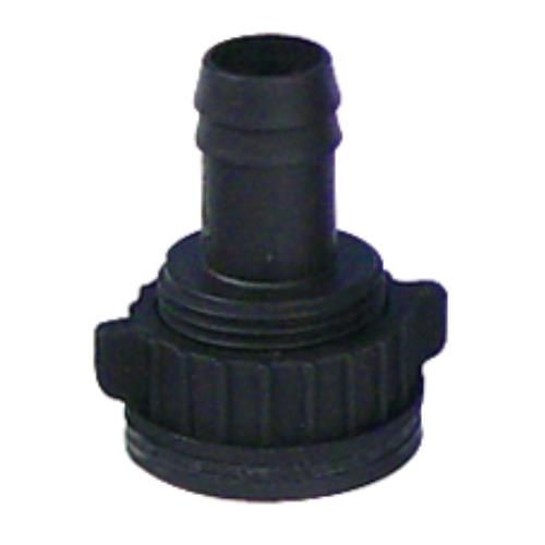 Hydro Flow Tubing Barbed Connector Fitting Ebb &amp; Flow, Fill &amp; Drain, Tub Outlet/ Inlet