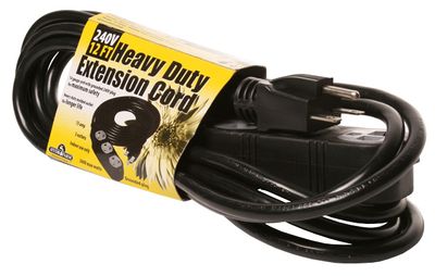 Hydrofarm Heavy Duty Extension Cord 3 Outlet