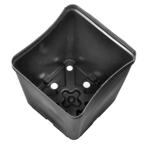 Gro Pro Square Plastic Pot 5.5x5.5x6 inch 200/ case