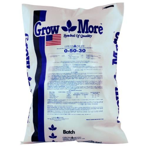 Grow More Standard 0-50-30 Soluble 25 pound 1/ each