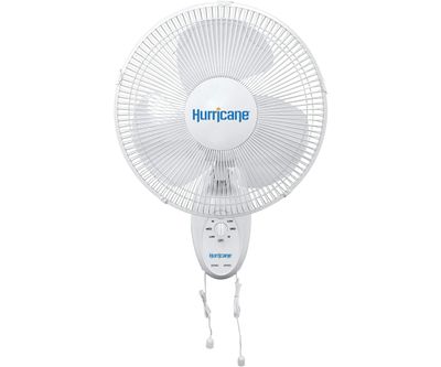 Hurricane Supreme Wall Mount Fan Oscillating 3 speed