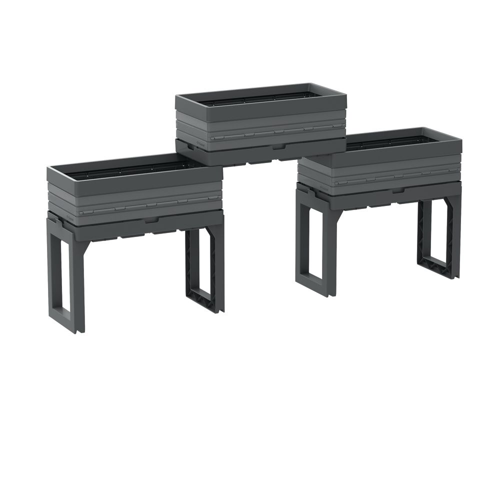 Growers Select Southern Patio Flexspace Garden Gray 22 inch