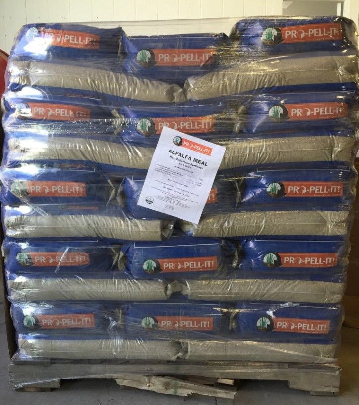 Pro-Pell-It! Alfalfa Meal Organic Non-Pelletized Ground Fertilizer 2.5-0-2.5 40 pound 18 kilogram 1/ each