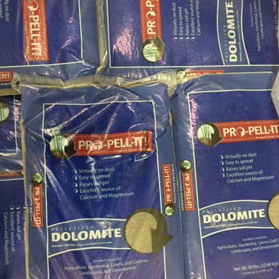 Pro-Pell-It! Dolomite Lime Pelletized Agricultural Dolomitic Limestone 23.5% Ca, 9.5% Mg 50 pound 23 kilogram 1/ each