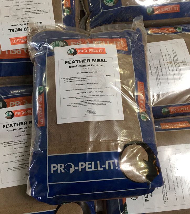 Pro-Pell-It! Ground Feather Meal 12-0-0 Organic 40 pound 18 kilogram 1/ each