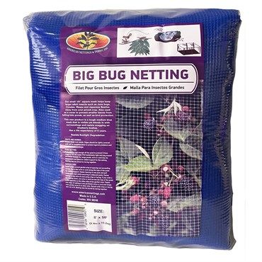 American Nettings &amp; Fabric Big Bug Netting Insect Screen, size: 1/6 inch mesh 8x50 foot 4/ pack