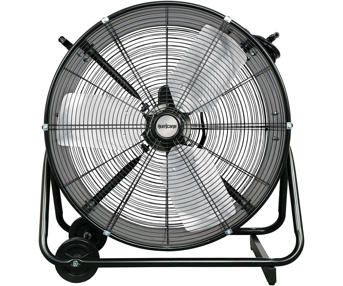 Hurricane Pro Metal High Velocity Drum Fan with Adjustable Tilt 3 speed, size: 24 inch 7195 CFM