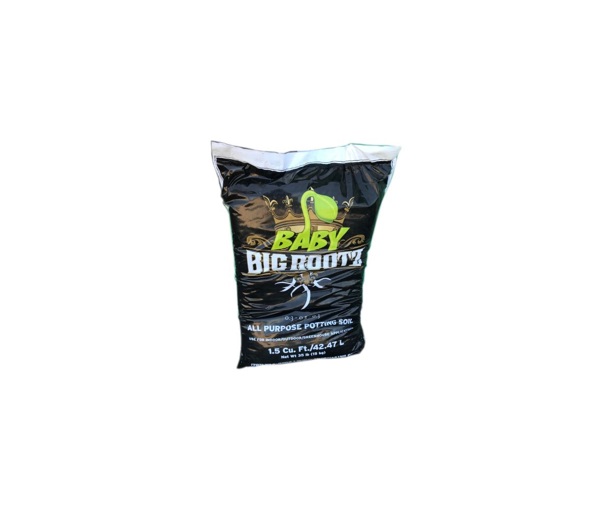 The Soil King Baby Rootz Premium Bacterialized Living Super Soil, size: 1.5 cubic foot 42.5 liter 1/ each