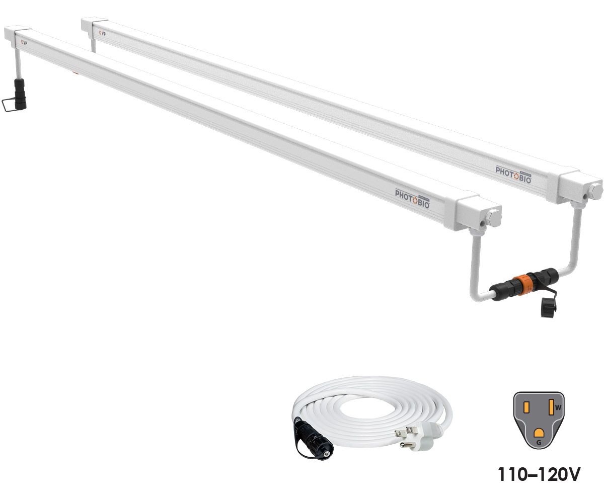 PHOTOBIO VP LED Grow Light Fixture, size: 32 watt 100-277 volt VE 120 volt 10 foot cord 2/ pack