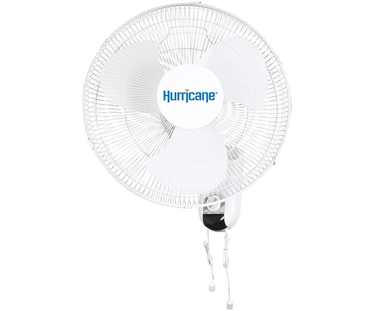 Hurricane Classic Wall Mount Fan Oscillating, size: 16 inch 2118 CFM 3 speed