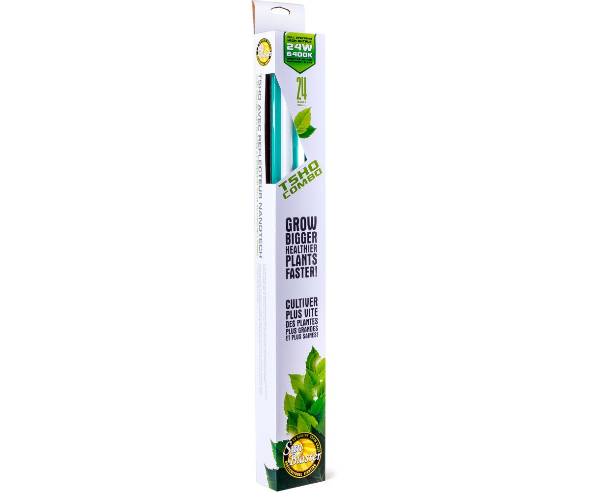 SunBlaster T5HO with NanoTech Reflector, size: 2 foot 24 watt 6400 Kelvin