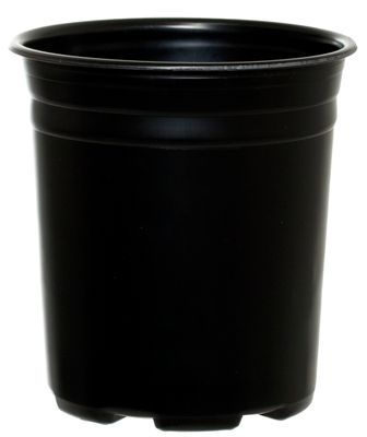 Pro Cal Round Pot Black Thermoformed, size: 1 gallon