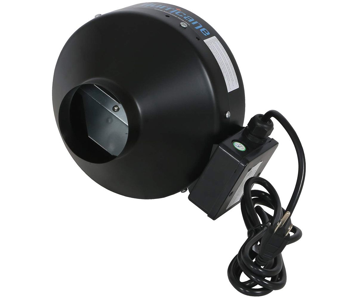Hurricane Commercial Grade Inline Fan Centrifugal, size: 4 inch 171 CFM