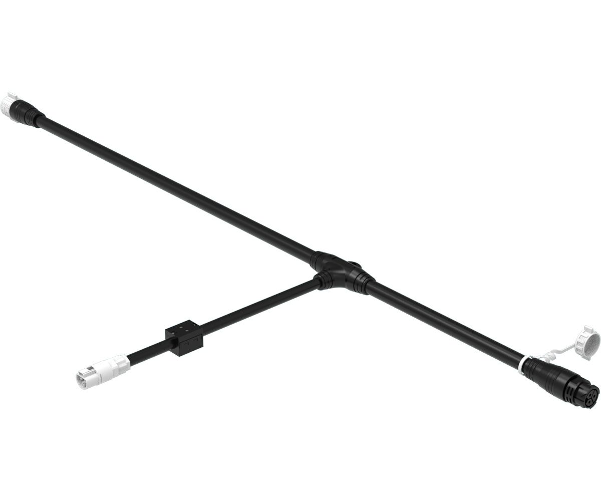 PHOTOBIO PTB AC Power Cable, size: 4.5 foot Black Blue T 40A M25 to EN100 1-T Ferrite