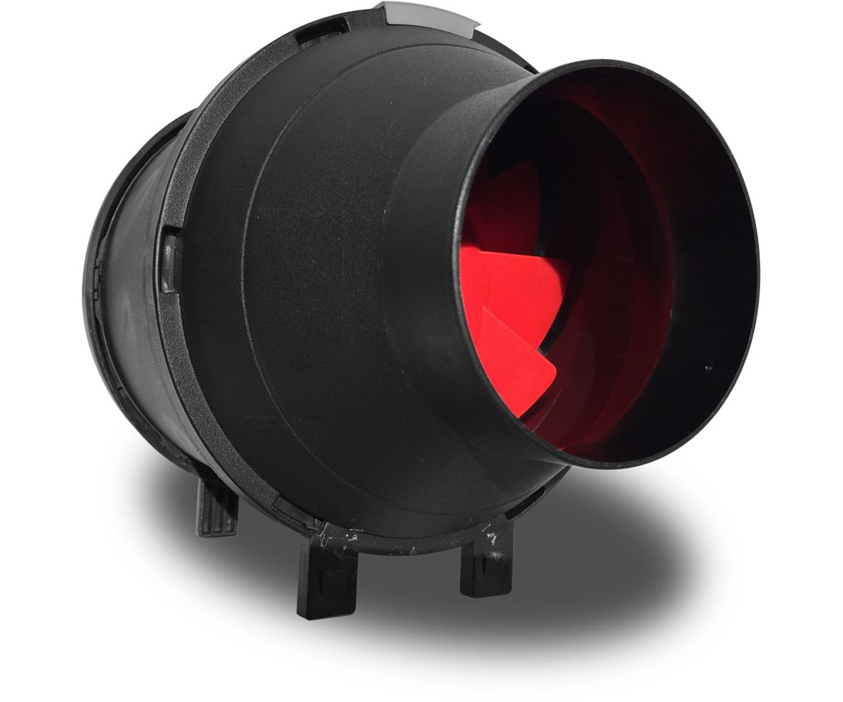 Atmosphere Vortex Powerfan VTM Inline Mixed Flow Fan, size: 4 inch 115 volt 1 phase 60 Hz 157 CFM