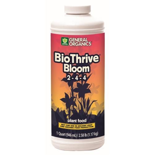 General Hydroponics General Organics BioThrive Bloom 2-4-4, size: 1 quart 1 liter 1/ each