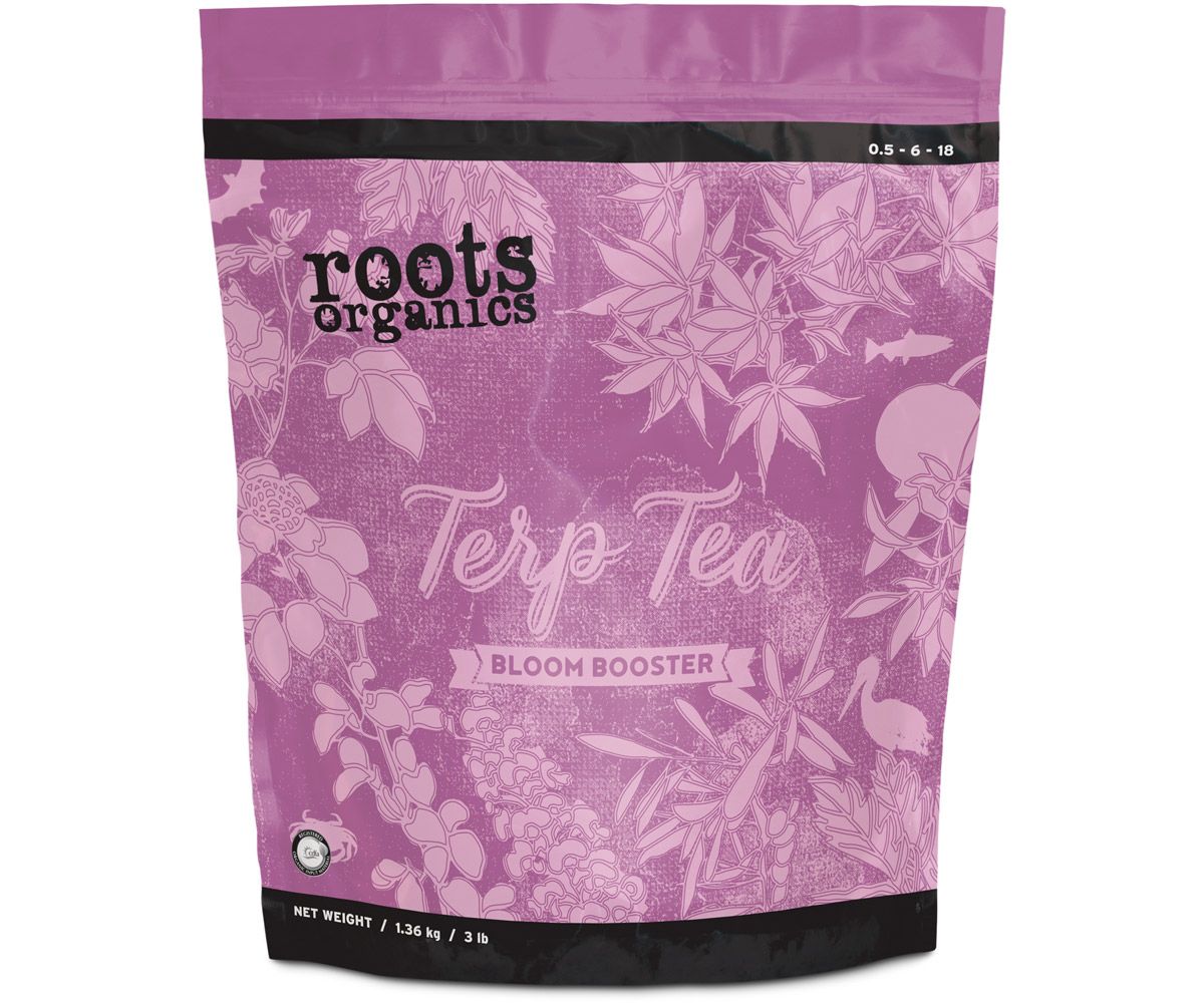 Aurora Innovations Roots Organics Terp Tea Bloom Booster 0.5-6-18, size: 3 pound 1.4 kilogram 1/ each