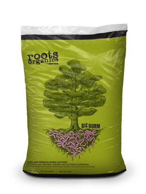 Aurora Innovations Roots Organics Big Worm 100% Castings, size: 1 cubic foot 28.3 liter 1/ each