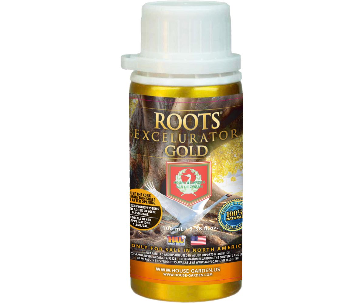 House &amp; Garden Roots Excelurator Gold, size: 3.5 fluid ounce 100 milliliter 1/ each