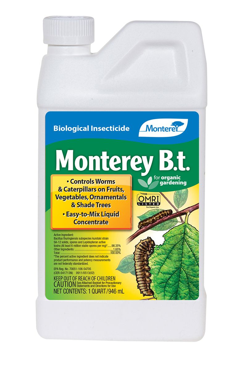 Monterey Lawn &amp; Garden B.t. Biological Control Concentrate, size: 1 quart 1/ each